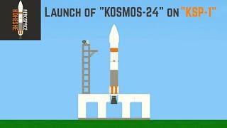 "Kosmos-24" launch on "KSP-1" | SFS