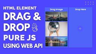 Drag and drop JavaScript HTML element