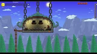 Terraria 1.4 - Seven Nation Army (New Rain Song guitar and Drum Set)