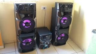 Mini System Sony 1200w RMS Genezi GPX8- Inscreva-se no canal!