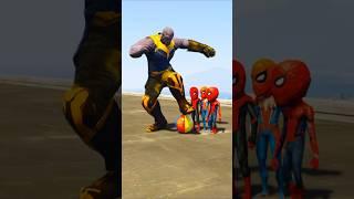 Hulk and Spider-Man vs thanos  | Rhythm Box | Marvel animation | Marvel toys | funny