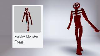 *NEW* GET THIS FREE KORBLOX MONSTER BUNDLE IN ROBLOX! 