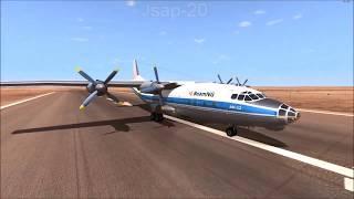 Antonov AN 12B - BeamNG drive MOD Review and Crash