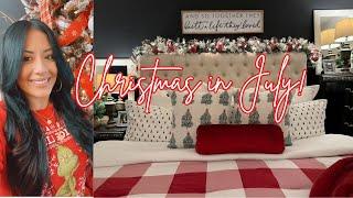  CHRISTMAS IN JULY 2024 | DECORATE WITH ME | CHRISTMAS 2024 |  @ashleijaaron