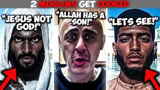 2 Muslims CHALLENGE Sam Shamoun On JESUS & TRINITY... And GET COOKED
