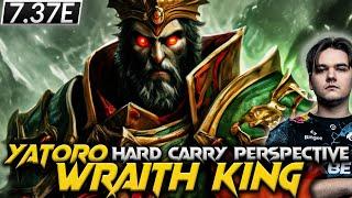 Yatoro - Wraith king The Hard Carry - Dota 2 Pro Full Gameplay Patch 7.37E #wraithking #yatoro