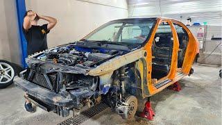 Destroyed SEAT LEON TDI - Incredible Restoration 