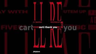 CARTIIIII HAVE MY KIDS #opiumlabel #allred #carti #playboicarti #wlr #iamusic