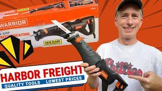 Warrior 6 AMP Reciprocating Saw from Harbor Freight - Initial Review