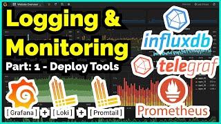 Homelab Monitoring Made Easy - Part 1: Tools Overview - Grafana, Prometheus, InfluxDB, Telegraf