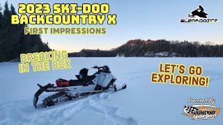 2023 Ski-Doo Backcountry X 146 | Initial Impressions | How does a Backcountry compare to a Renegade?