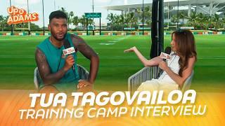 Tua Tagovailoa on New Contract, Out of Pocket Mobility, Handling Tyreek Hill, McDaniel Relationship