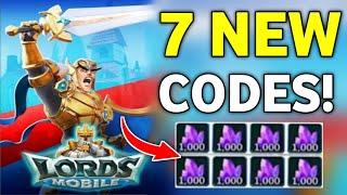  Update November  Lords Mobile Codes 2024 - Lords Mobile Redeem Codes 2024