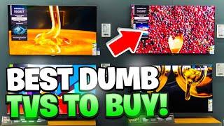 TOP 6 DUMB TVs WITHOUT SMART FEATURES!