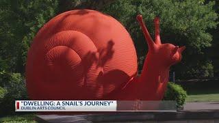 Dublin Arts Council unveils traveling Italian snail exhibit