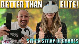 Quest 2 STOCK STRAP Upgrades - Even BETTER than the ELITE STRAP!
