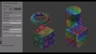 Blender Addon: Texel Density Checker 1.0.2. Copy TD from active object to Other