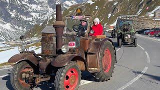 Weltmeisterfahrt 22. Oldtimer Traktor WM am Großglockner 21.09.2024 Hochkelberg TV