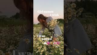 Girl names I wished I was named Pt. 1 #names #aesthetic #pinterest #shorts #recommended #tiktok