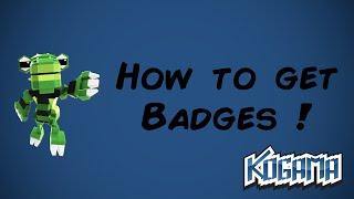 KoGaMa Tutorial: How to get badges | KoGaMa