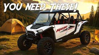 3 Must Have UTV Accessories - Windshield, Roof, Comms