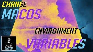 Setting Local and Global Environment Variables in Mac OS X