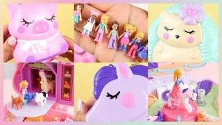 SHOWCASE Polly Pocket: Corgi Cuddles, Hedgehog Cafe, Farm Piggy, Jumpin' Style Pony