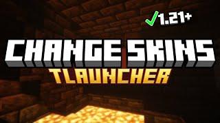 How To Change Your Skin With Cracked Minecraft 1.21.4! (Tlauncher)