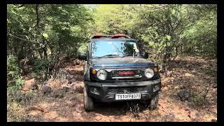 STOCK JIMNY PERFORMANCE  | EXTREME OFF-ROAD IN JUNGLE | NALLAMALLA FOREST TRAIL