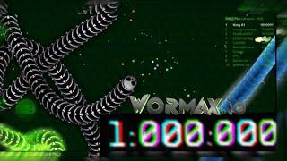 Wormax.io Набрал 1.000000 Массы в центре карты! Обновление игры Wormax.io;)