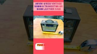 61R58 Arvind vintage radio making USA 1961 2band#vintageradio #old radio