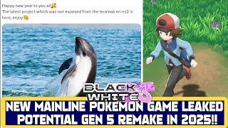 NEW MAINLINE POKEMON GAME LEAKED!! POTENTIAL GEN 5 REMAKE IN 2025!! | Pokemon Rumour