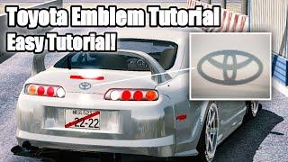 How To Make A Toyota Emblem/Logo quick and easy! | Car Parking Multiplayer