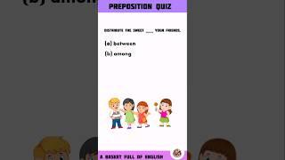 Preposition quiz#englishgrammar#viralvideo