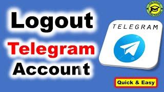 How to logout Telegram Account | Logout Telegram Account