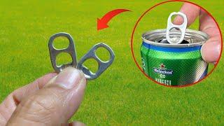 Only 1% of the world's population knows this secret of tin can lids! Great new invention