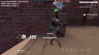 tf2 spy in mge getting insane facestabs