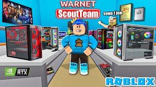 AKU BUKA WARNET DAN JUALAN PC GAMING SPEK DEWA DI ROBLOX!!!