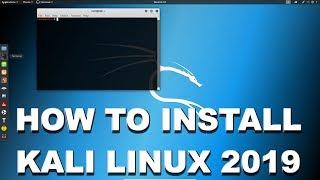 Kali Linux 2019 Installation Guide