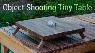 Small Foldable Object Shooting Table