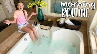 Morning Routine in a Mansion Bathtub!