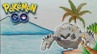 Geodude Alola Evolution Graveler Alola 3 STAR ALMOST 100%  ⭐⭐⭐ #PokemonGO #Shorts