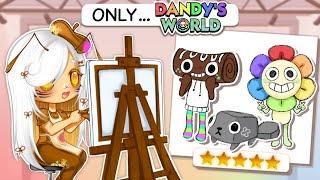 Drawing only DANDY'S WORLD in Speed Draw