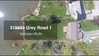 Real Estate Video with Drone on Georgian Bay Waterfront Listing