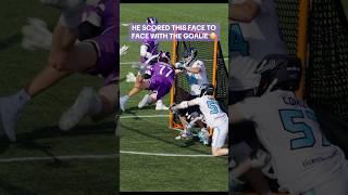 He took FLIGHT on this goal  #lax #pll #lacrosse #sports #flying #air #goal #score #highlightreel