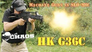 HK G36C - Machine Guns In SLO MO!