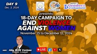 Day 9 of the 18 Day Campaign to End VAW (Throwback Edition)