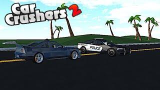 Roblox | Car Crushers 2 Police Chase Movie