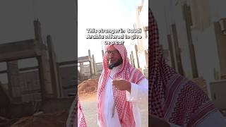 Stranger in Saudi Arabia gives us a free car!  #travel #saudiarabia #saudi #travelvlog