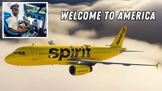 I Flew In AMERICA For The First Time with REAL Air Traffic Control! (VATSIM)